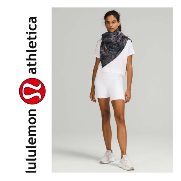 ❣️Lululemon Customizable Snap Scarf Diamond Dye Lunar Rock True Navy - Picture 14 of 15